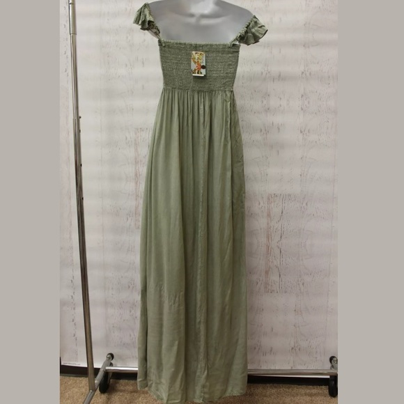 Raviya Off The Shoulder Maxi Cover Up Swim Dress - Picture 3 of 6